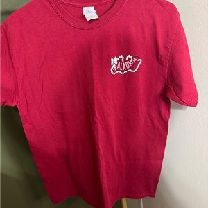Gildan Red Alabama Short Sleeve Tee